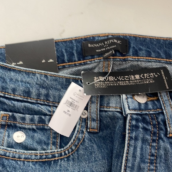 Banana Republic Women's High Rise Straight Jean Petite - Picture 2 of 5